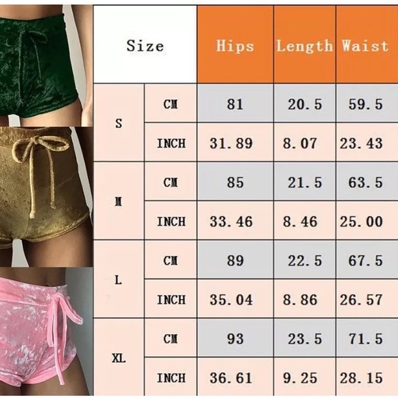 Burgundy Velvet Velour High Rise Shorts - Picture 5 of 6